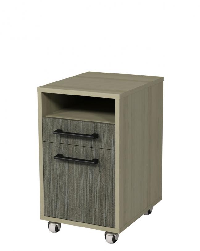 Тумба з дверцятами, шухлядою та нішею (6620) АНШАР ГРУП 362х450х610 мм